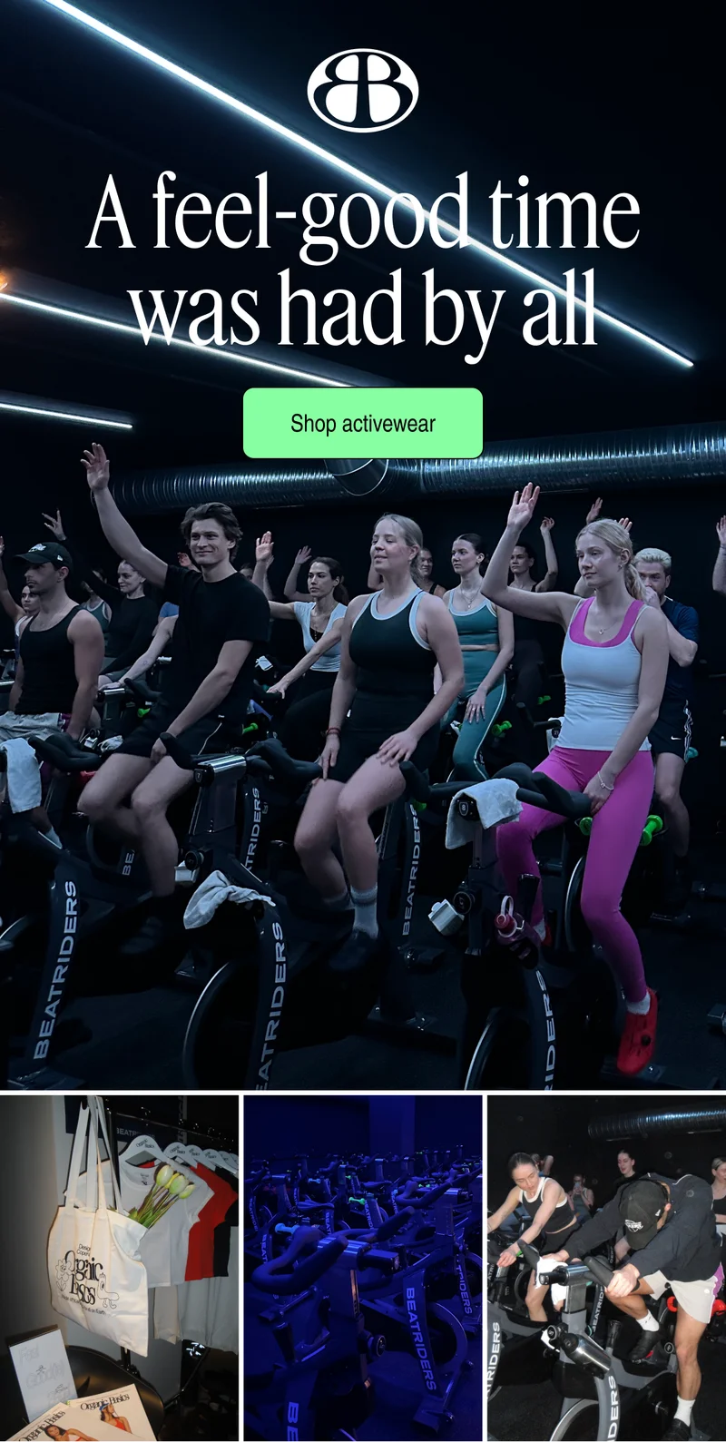 A feel-good time was had by all | Shop activewear