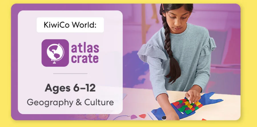 Boy building an engineering project from KiwiCo Labs, suitable for ages 9–11. Perfect for exploring engineering concepts.