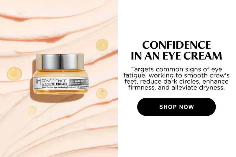 Confidence in an eye cream