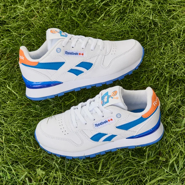 Reebok x Blippi Classic Leather Step 'N' Flash Shoes - Preschool
