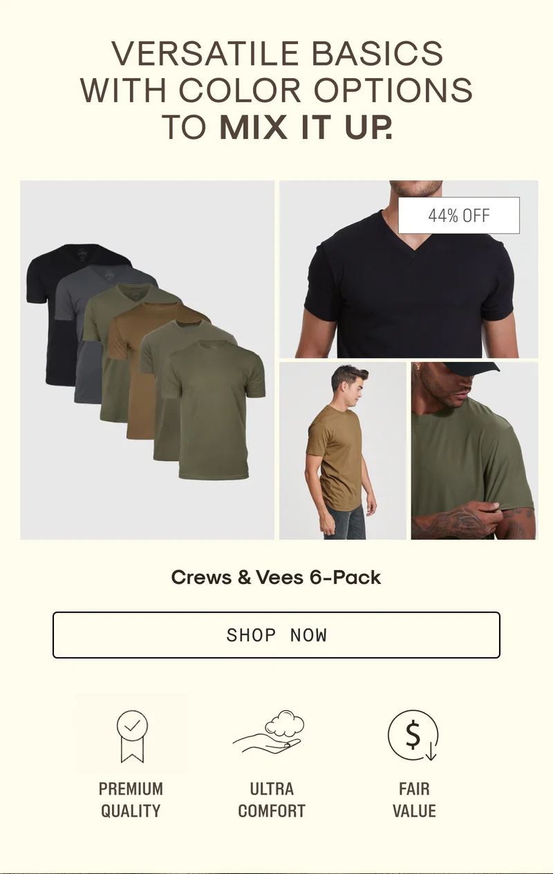 Crews and Vees 6-Pack