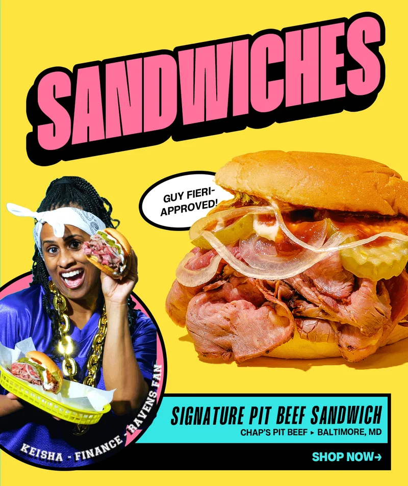 Signature Pit Beef Sandwich