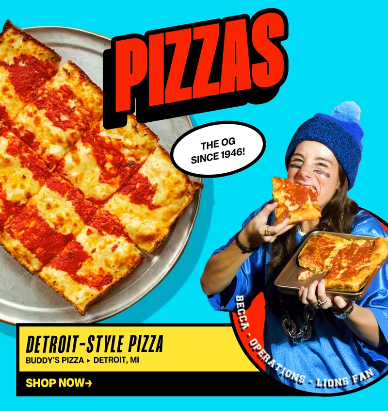 Detroit Style Pizza