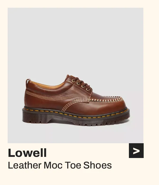 Lowell Leather Moc Toe Shoes