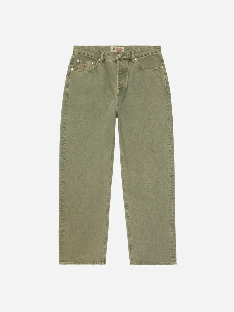 Image of Stussy Big Ol Jean Denim W  - Faded Army
