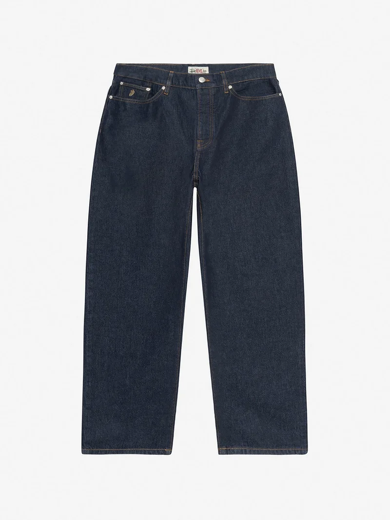 Image of Stussy Big Ol Jean Denim W  - Rinsed Indigo