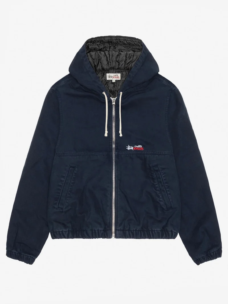 Image of Stussy Work Jacket Insulated Canvas W  - Navy