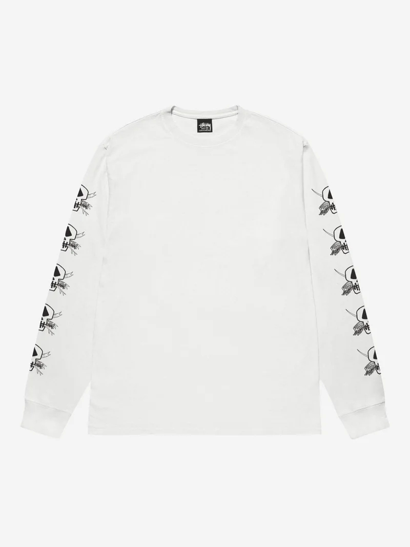 Image of Stussy Foils Pigment Dyed LS Tee - Natural