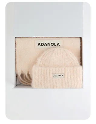 Box Set Beanie and Scarf - Light Pink
