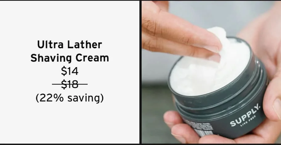 Ultra Lather Shaving Cream