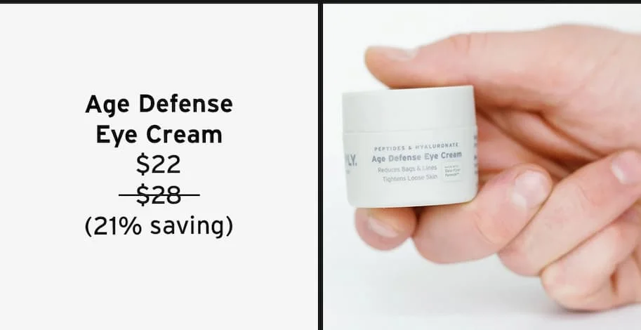 Age defense eye cream