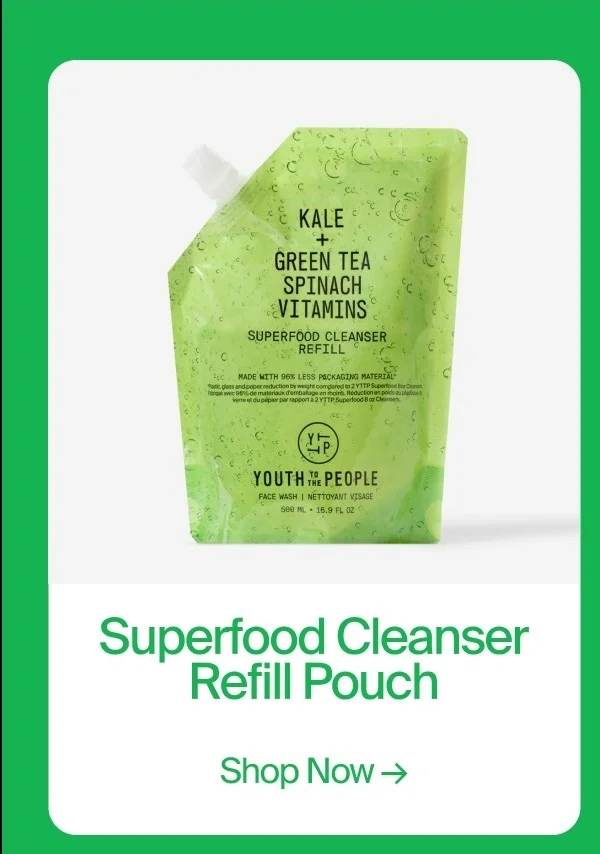 Superfood Cleanser Refill Pouch