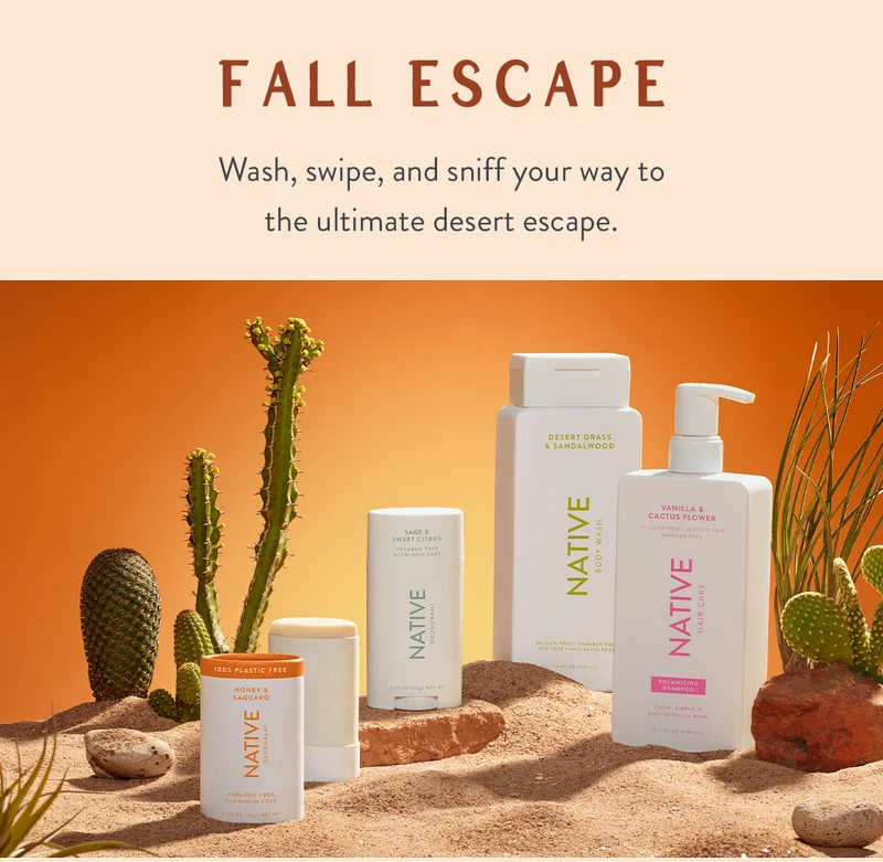 Fall Escape | Wash, swipe, and sniff your way to the ultimate desert escape.