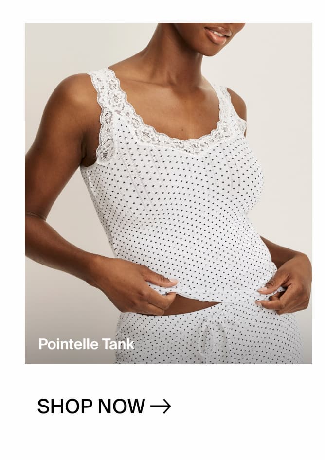 Pointelle Tank
