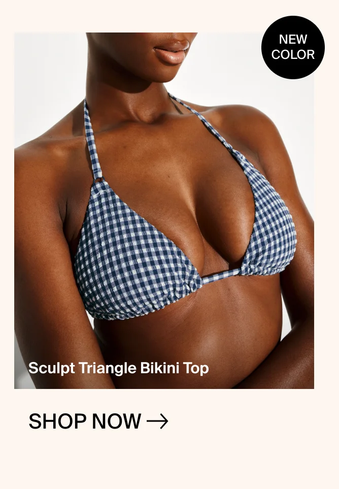 Sculpt Triangle Bikini Top