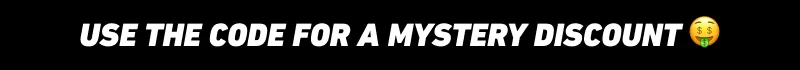 Use the code for a mystery discount