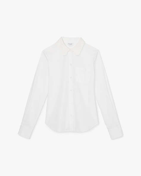 Daisy Lace Collar Button Up Shirt