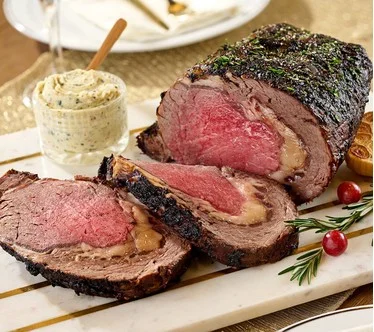 SH12/9 Rastelli's 6-lb Reserve Black Angus Prime Rib w/ Butter