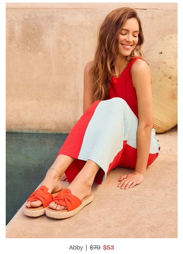 Abby Slide Flatform Espadrille Sandal - Image
