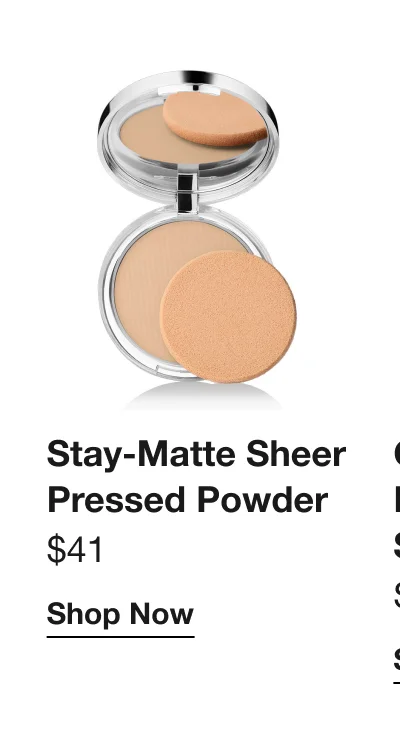 Stay-Matte Sheer Pressed Powder $41 Shop Now