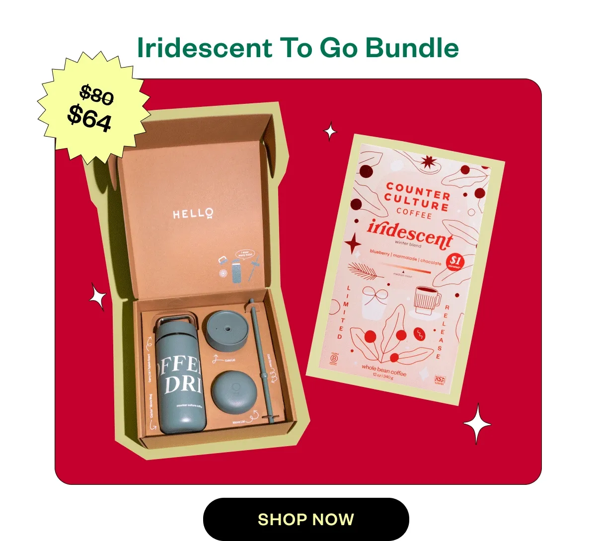 Iridescent to go bundle