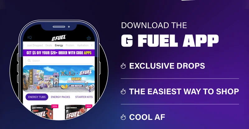 Download the G FUEL App