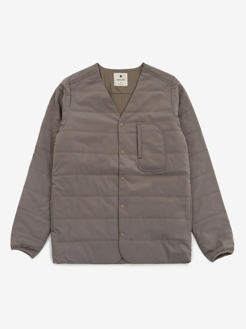 Image of Snow Peak Flexible Insulated Cardigan - Khaki