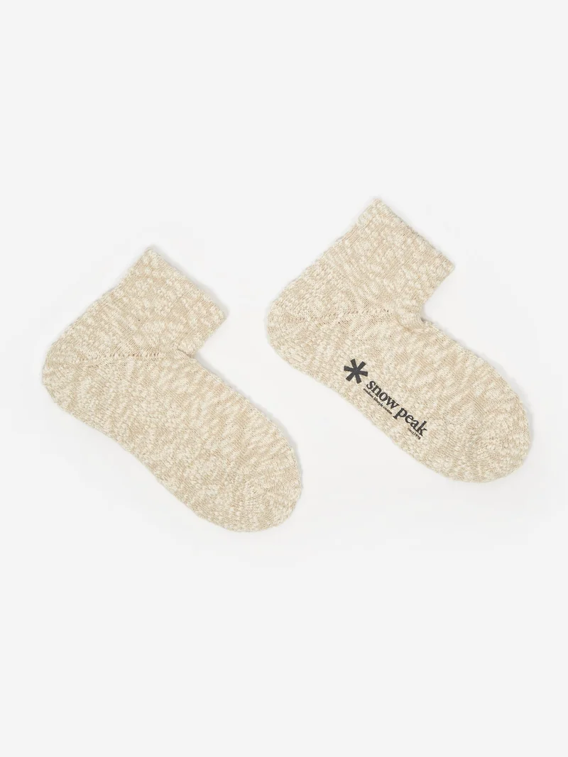 Image of Snow Peak Gara Gara Socks - Ivory