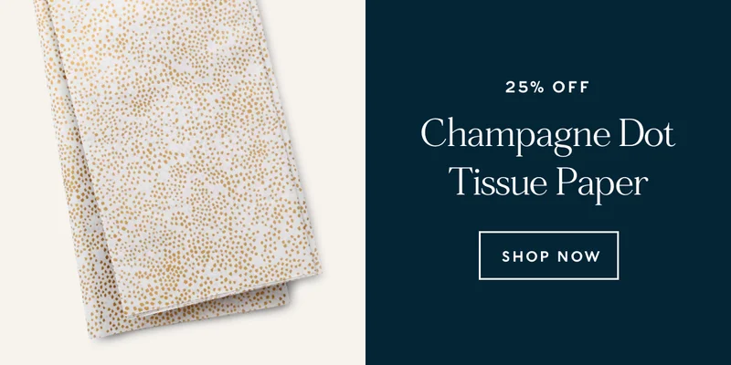 Champagne Dot Tissue Paper