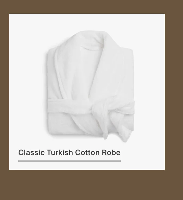 Classic Turkish Cotton Robe
