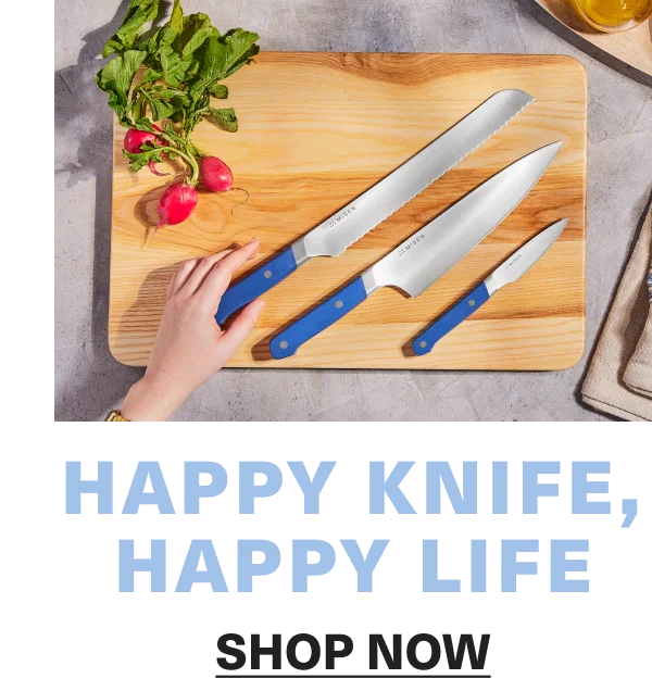 Misen Blue Knife Set