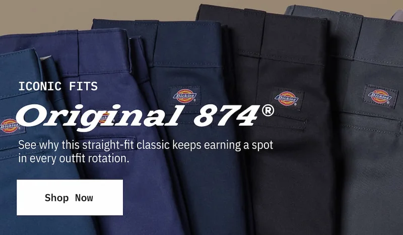 Iconic Fits. Original 874. Shop Now.