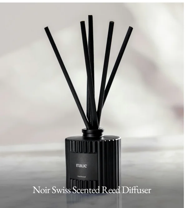 Noir Swiss Scented Reed Diffuser