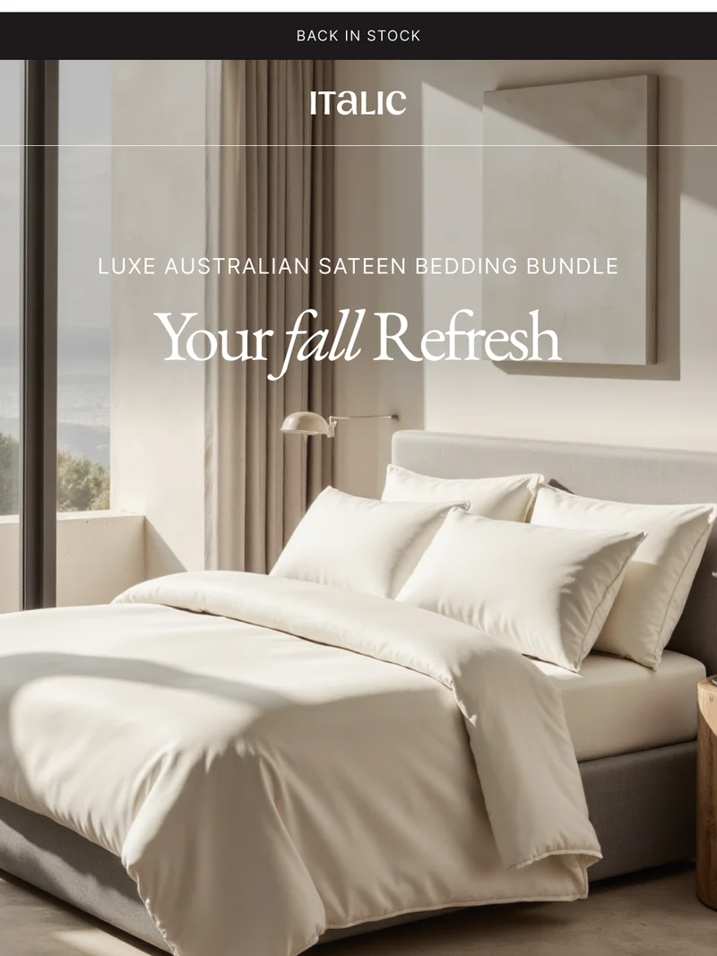 Luxe Australian Sateen Bedding Bundle