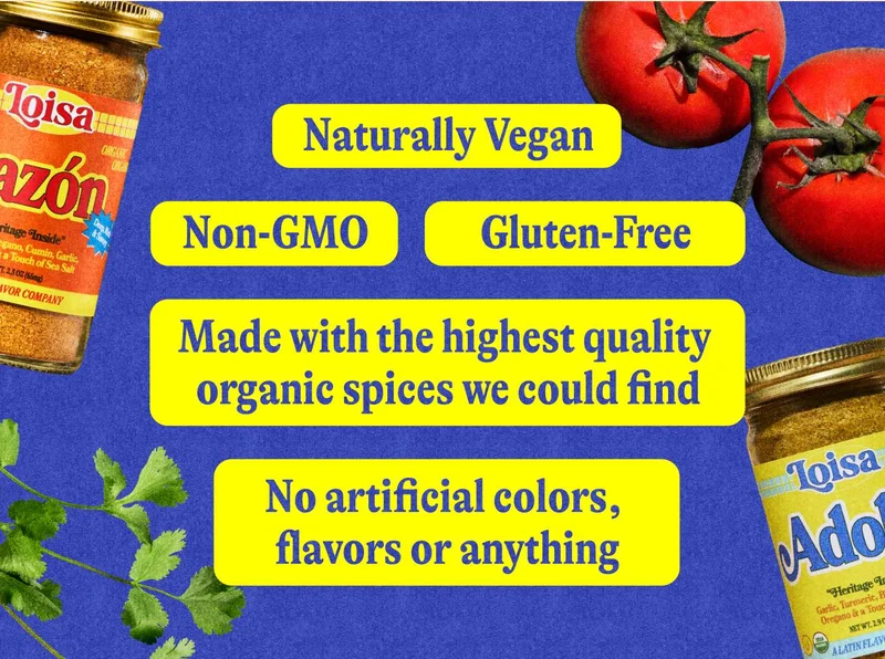 ⭐ naturally vegan ⭐ gluten free ⭐ non-GMO ⭐ no artificial colors, flavors, or preservatives ⭐ made with the highest quality organic spices we could find