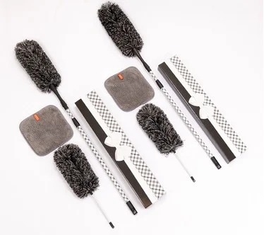 CAMPANELLI Set of 2 4pc Microfiber Dusting Kits in Gift Boxes