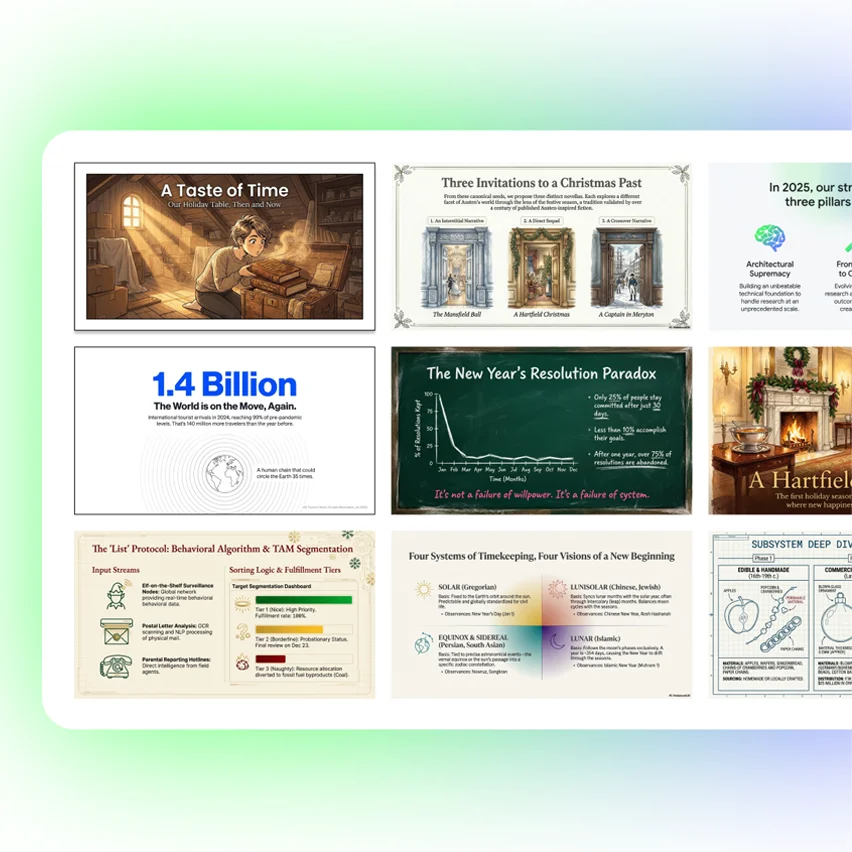 Grid of nine illustrated informational panels.
