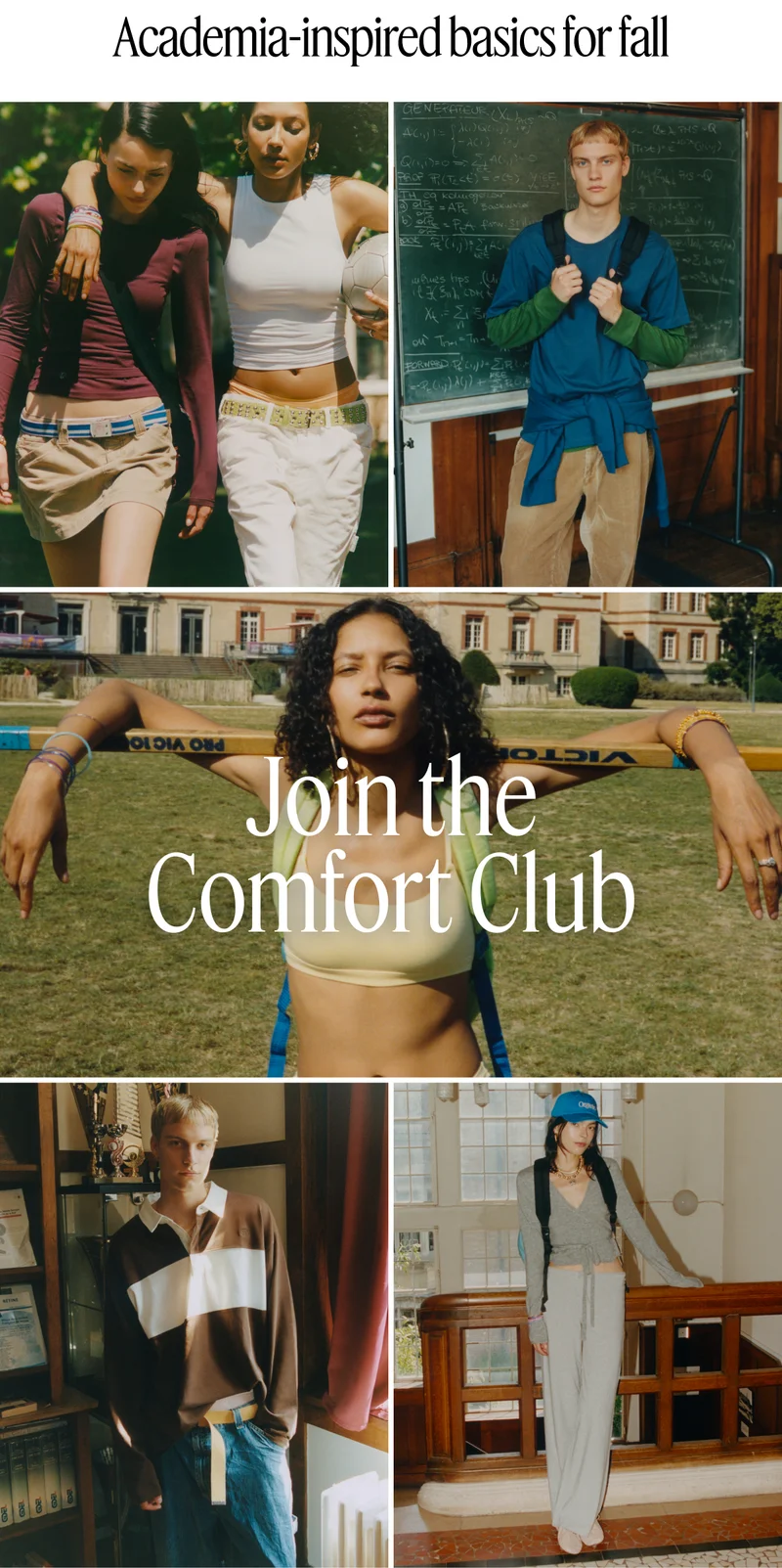 Academia-inspired basics for fall | Join the Comfort Club