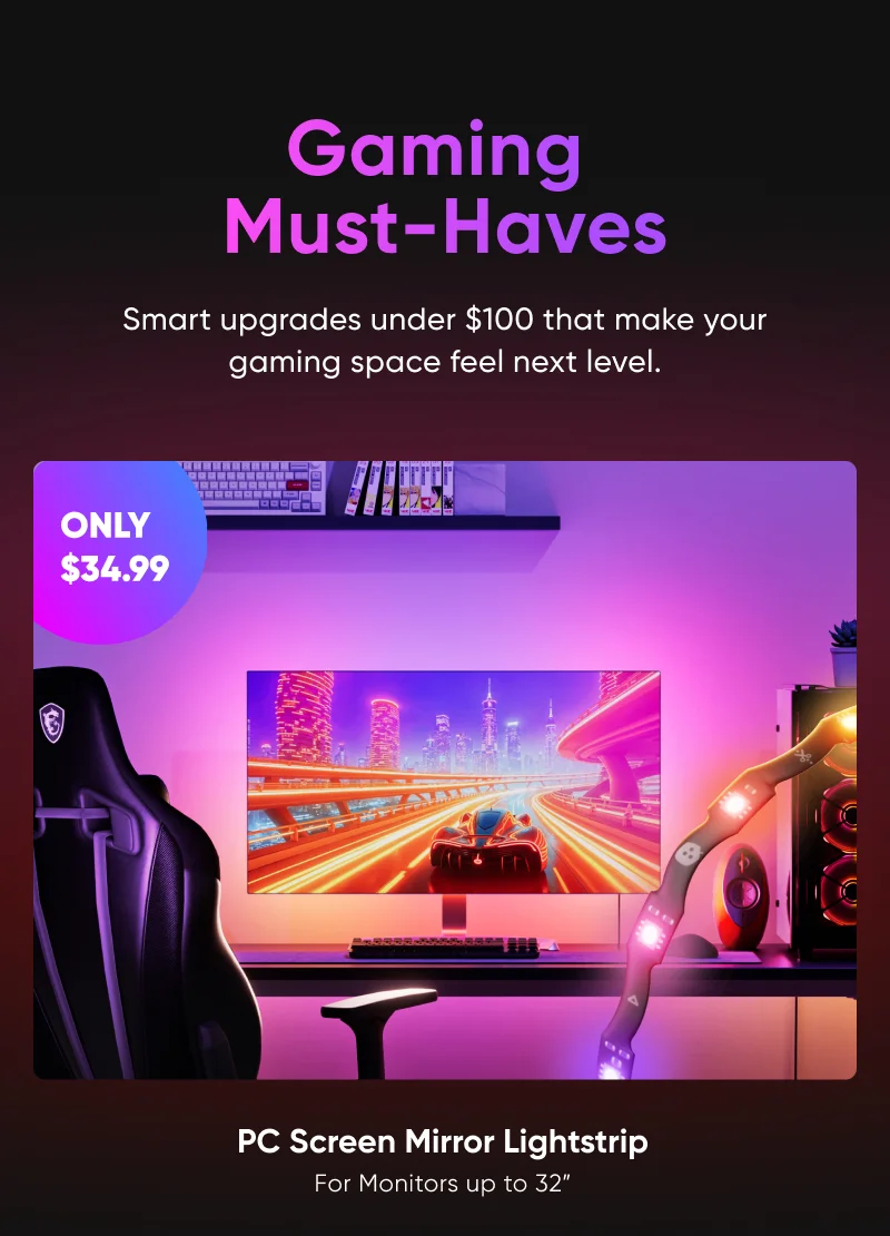 PC Screen Mirror Lightstrip