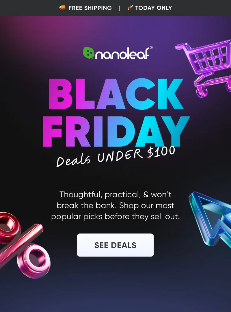 BLACK FRIDAY Deals UNDER $100