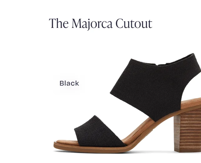The Majorca Cutout - Black