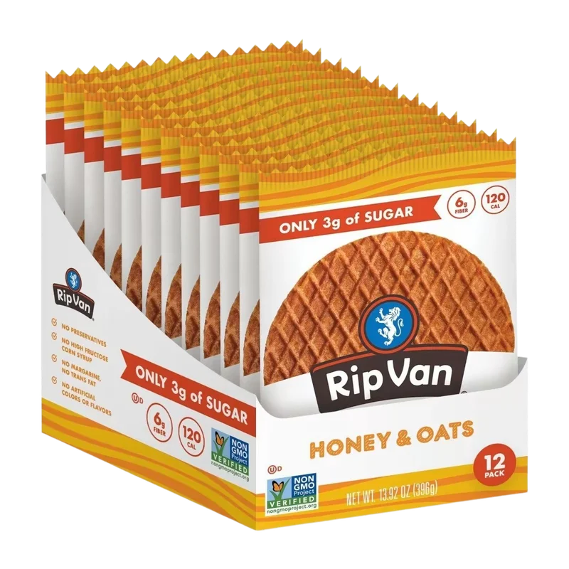 Image of Rip Van Wafel Honey & Oats (12 Pack)