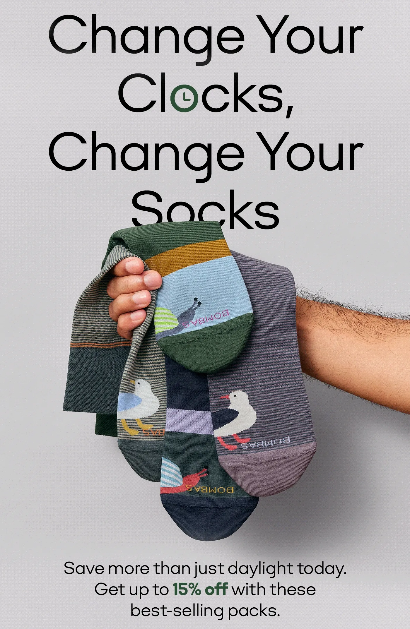 Change Your Clocks, Change Your Socks