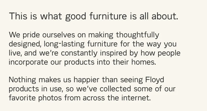 This is what good furniture is all about. We pride ourselves on making thoughtfully designed, long-lasting furniture for the way you live, and we’re constantly inspired by how people incorporate our products into their homes. Nothing makes us happier than seeing our products in use, so we’ve collected some of our favorite photos from across the internet.