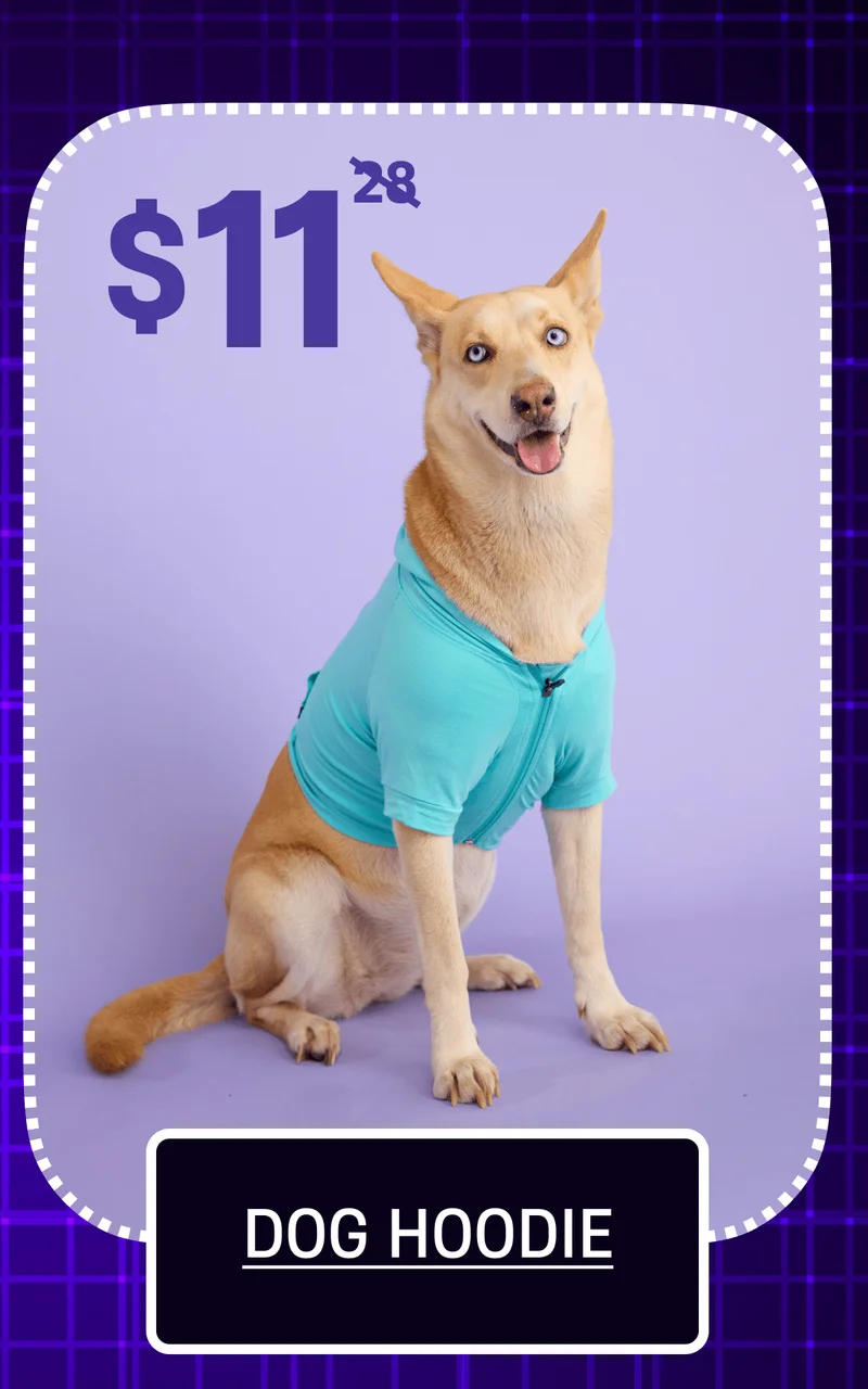 $11 | Dog Hoodie $11 | Dog Hoodie
