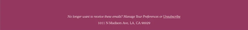 Manage Preferences