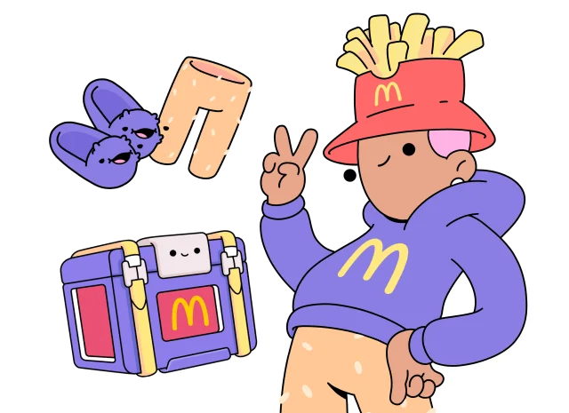 Avatar from Doodles and McDonald's collab.