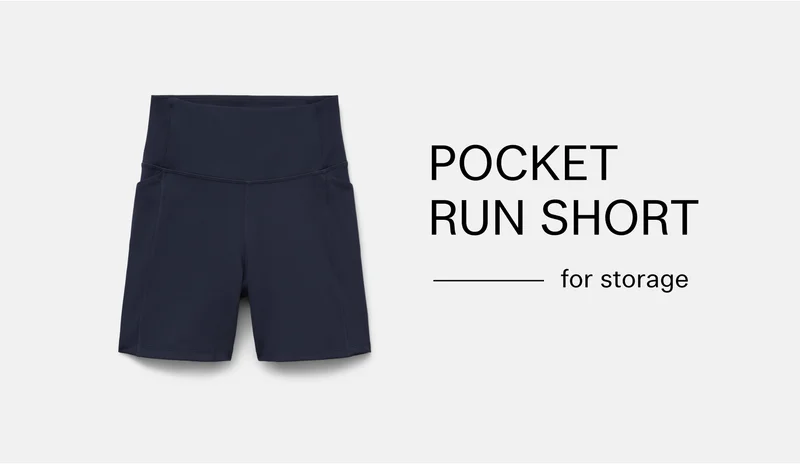 Shop Compressive Pocket Run Short