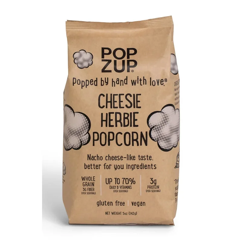 Image of Cheesie Herbie Popcorn-Non-GMO, Gluten Free (3 Lg. Bags)
