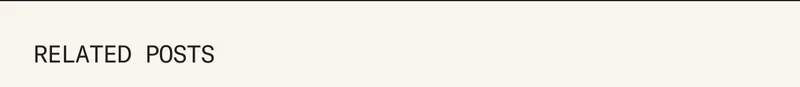 Related Posts